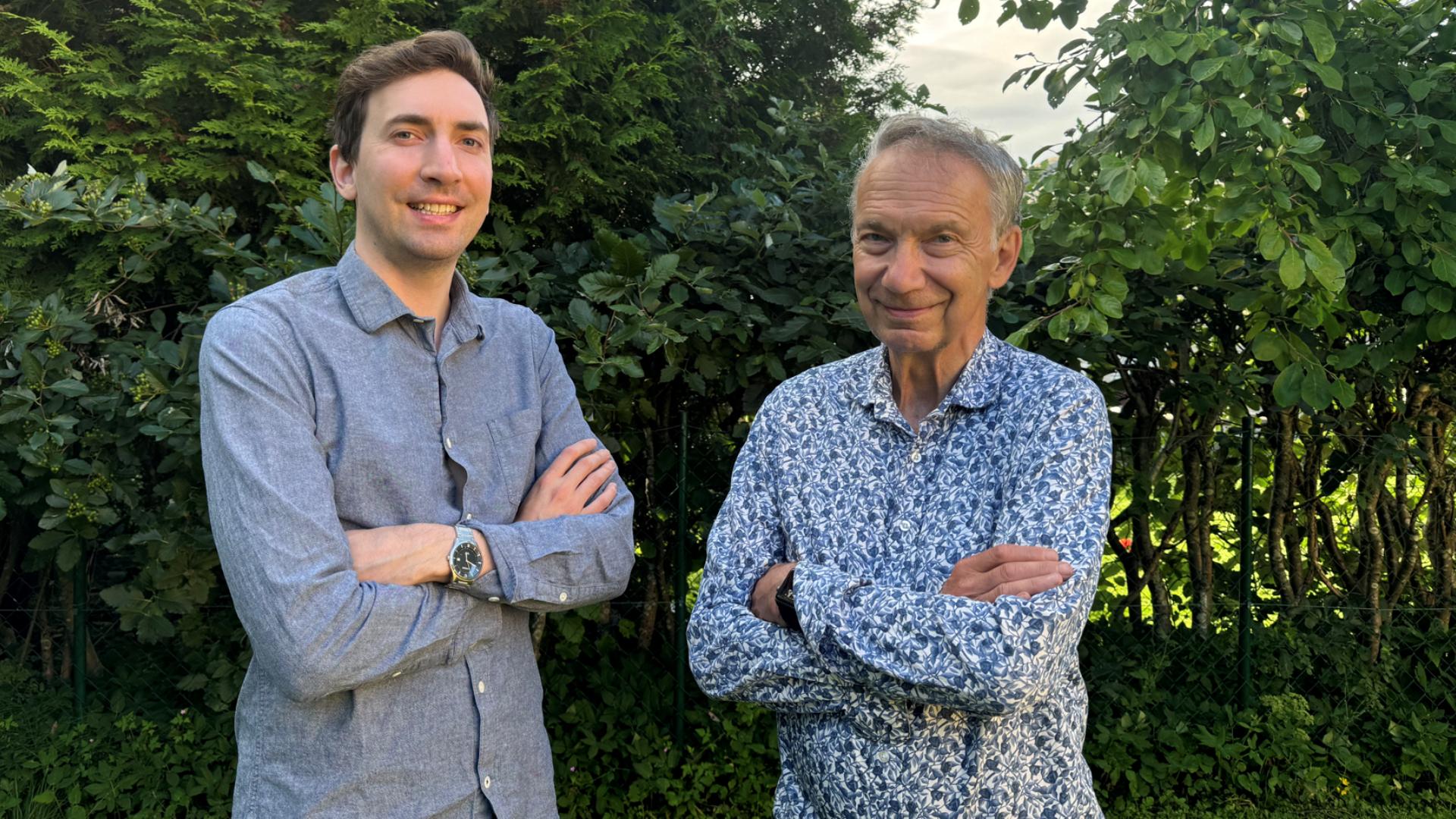 Christoffer Rosén (tv) och Hans Rosén (th). Foto: Privat.